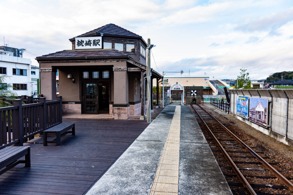 指宿枕崎線の終着駅、枕崎駅。